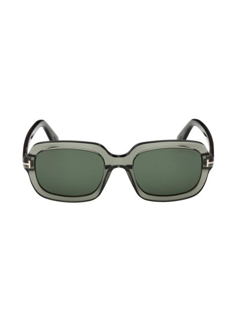 TOM FORD Women's Lana-02 53MM Square Sunglasses - Green