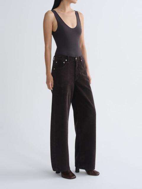 AGOLDE LOW CURVE JEAN (CORDUROY) IN FORGE