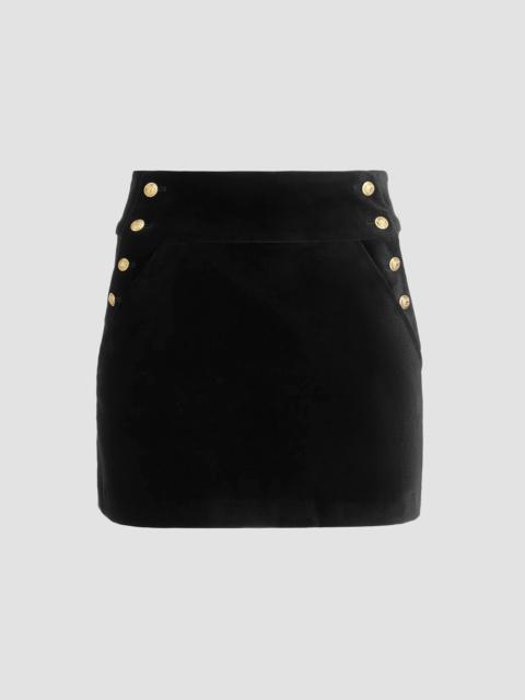 Alice + Olivia Women's Donald High-Rise Mini Skirt - Black