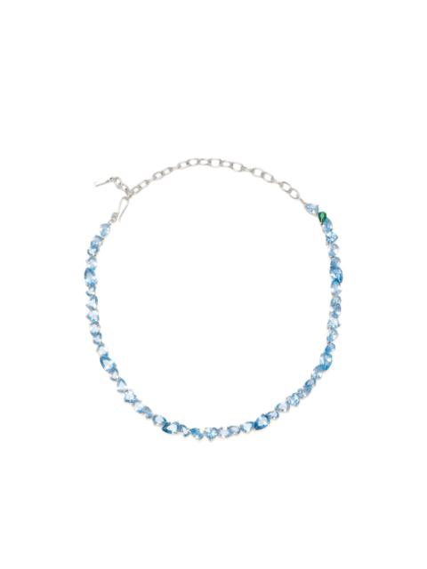 Completedworks emerald-zirconia chain necklace