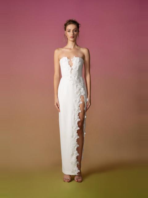 SAU LEE FLORENCE STRAPLESS GOWN