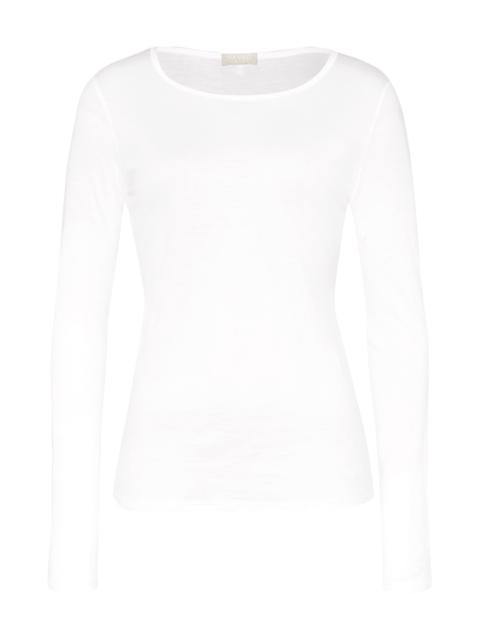 HANRO Ultralight Fitted Cotton Round Neck Top