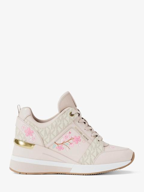 MICHAEL KORS Georgie Signature Logo Trainer