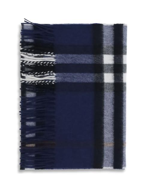 Cashmere Check Pattern Scarf
