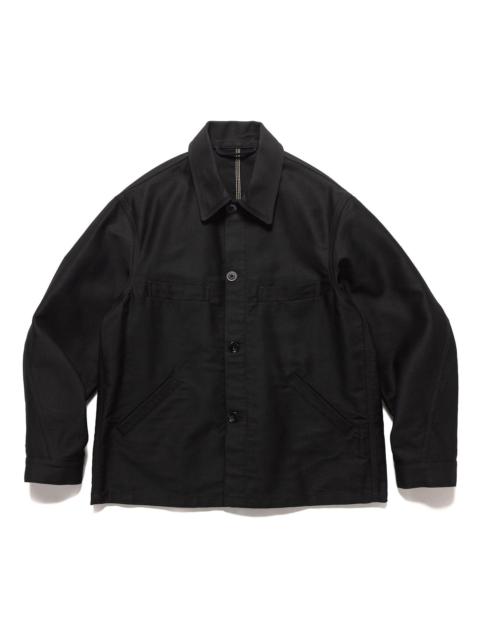 Twisted Sleeve Workwear Jacket Black