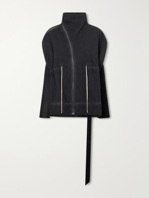Rick Owens Mountain Sail Drawstring Cotton-jersey Jacket