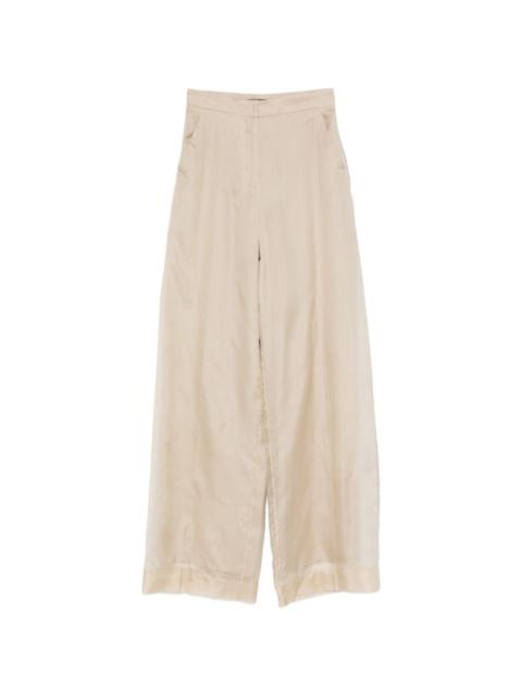 Max Mara Mxeolivi wide-leg trousers
