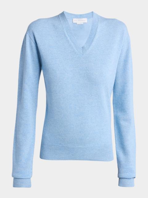 Stella McCartney Recycled Cashmere & Wool V-Neck Sweater