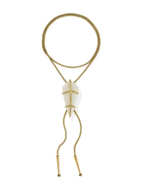 KENDRA SCOTT Trinity Vintage Gold Bolo Necklace