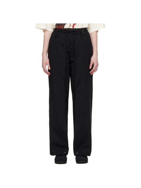 Black Layered Trousers