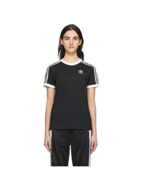 adidas Originals Black Adicolor 3 Stripes T-Shirt