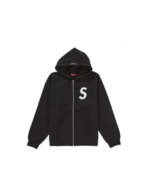Supreme Supreme S Logo Zip Up Hooded Sweatshirt (FW24) Black