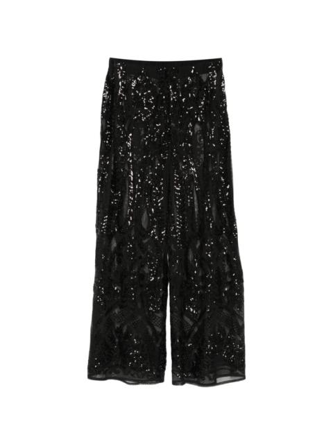 NORMA KAMALI embellished palazzo pants