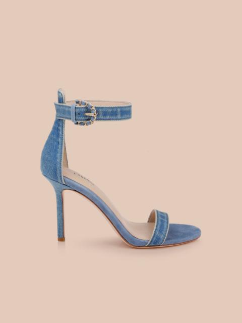 L'AGENCE Gisele Denim Sandal