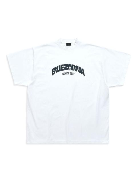 BALENCIAGA Balenciaga Back Flip T-shirt Oversized White Black' 739028TPVF99040