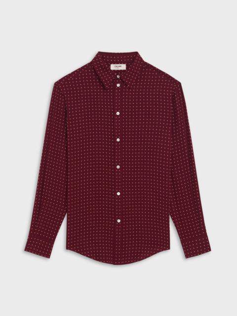CELINE CLASSIC SHIRT IN PRINTED VISCOSE