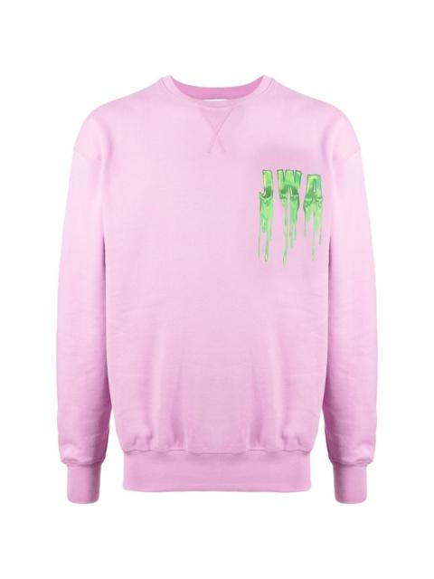 Slime logo-print sweatshirt