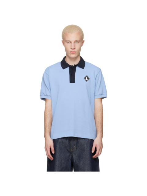 LACOSTE Blue 'French Made' Classic Fit Badge Polo