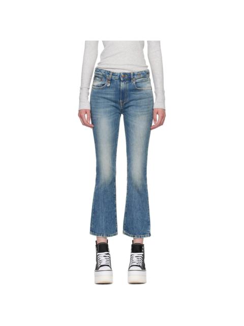 R13 Blue Kick Fit Jeans