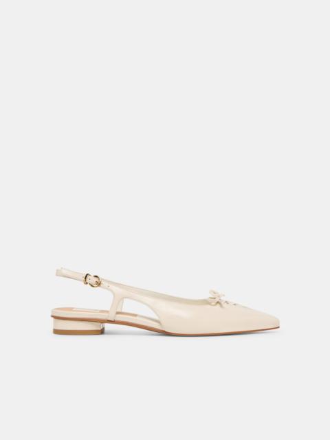 dolce vita OWANA FLATS OFF WHITE LEATHER