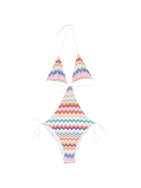 Missoni zig-zag pattern swimsuit