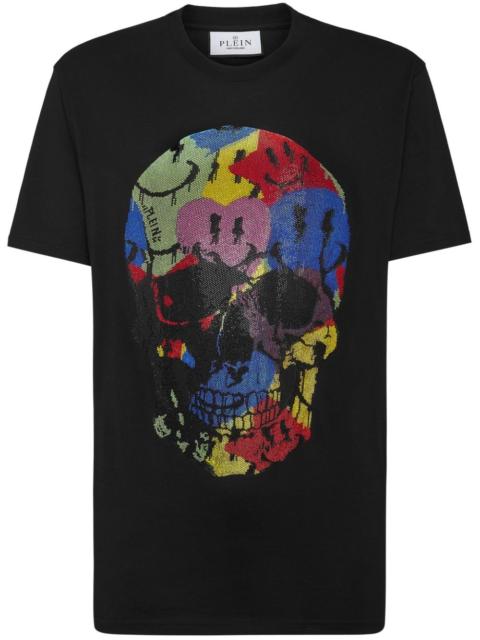 PHILIPP PLEIN Smile-print cotton T-shirt