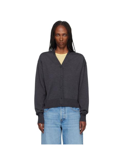 JACQUEMUS Gray 'Le Cardigan Brode' Cardigan