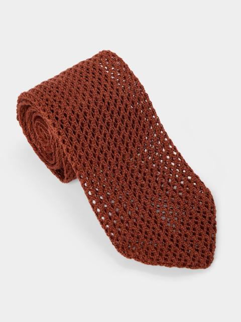 TODD SNYDER Italian Cotton Open Weave Knit Tie