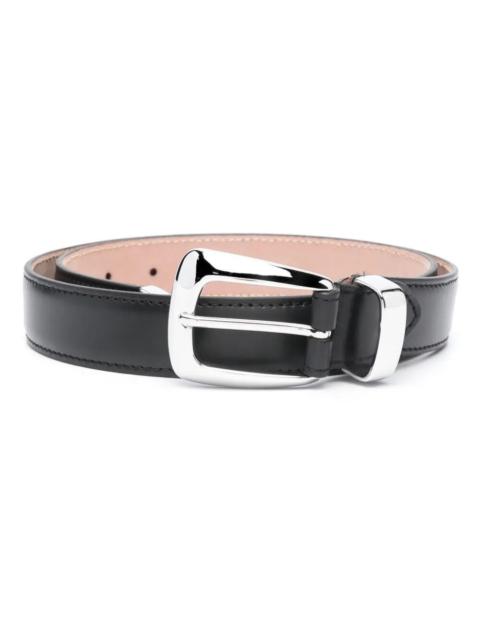 KHAITE BENNY SMOOTH LEATHER BELT