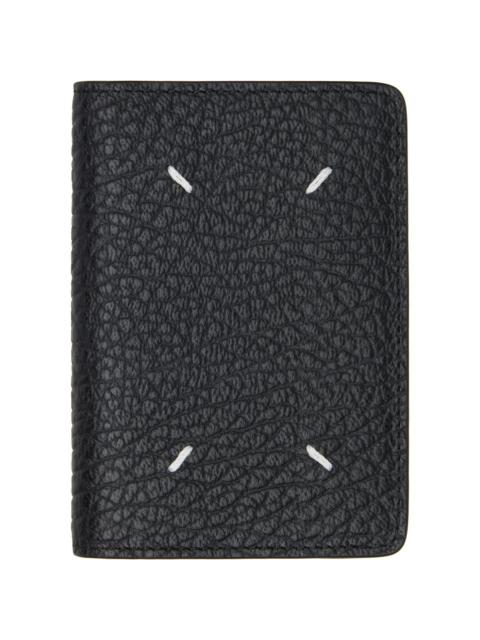 Maison Margiela Black Four Stitches Card Holder