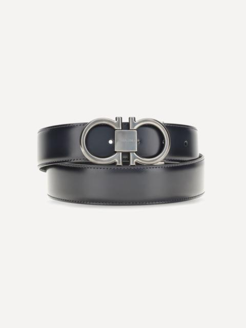 FERRAGAMO Reversible and adjustable Gancini Belt