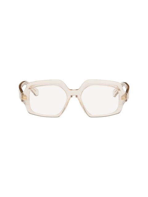 Loewe Beige Anagram Glasses