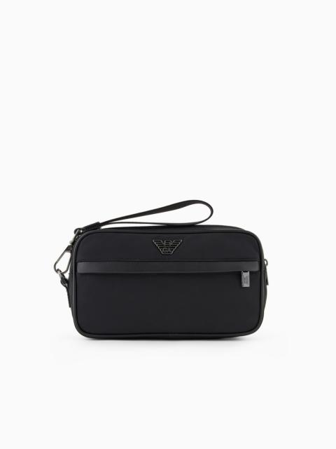 EMPORIO ARMANI ASV recycled nylon washbag