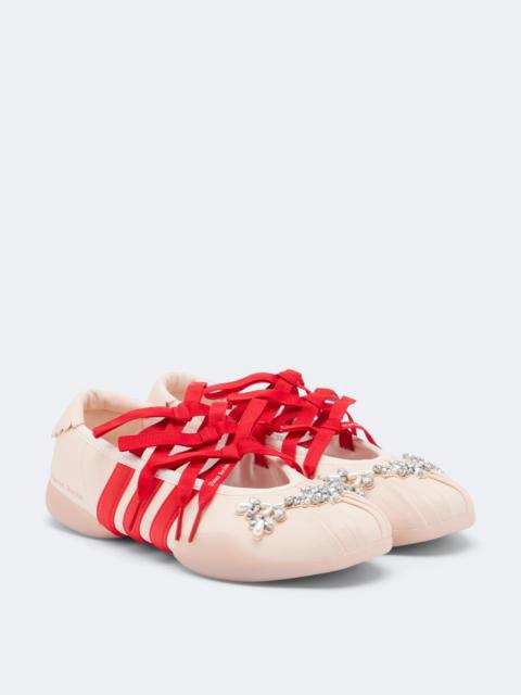 adidas x Simone Rocha Taekwondo leather Mary Jane flats