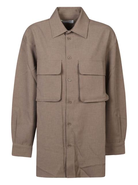 The Frankie Shop double-pocket button-down shirt