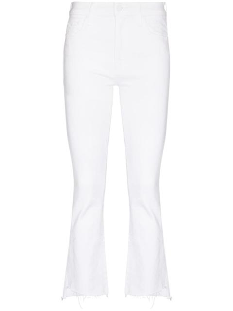 MOTHER The Insider Crop Step Fray jeans