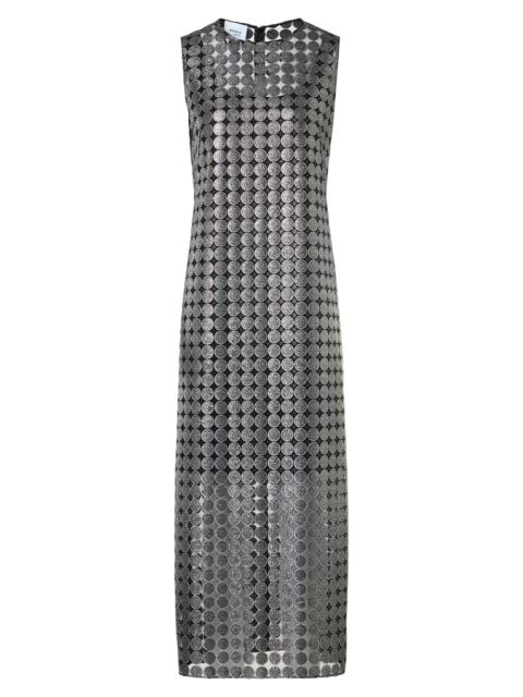 teryn silk chiffon dress Teryn strapless floral-print silk-chiffon maxi dress - fuchsia