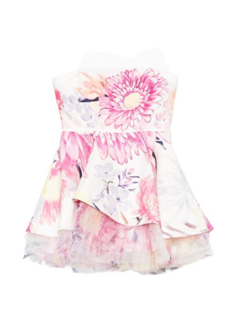 Aje. Lydia ruffled floral-print mini dress