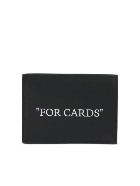 Off-White Quote Bookish Organizer in Black