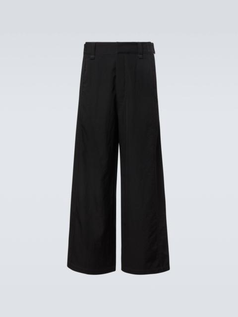 Lemaire Mid-rise wool twill wide-leg pants