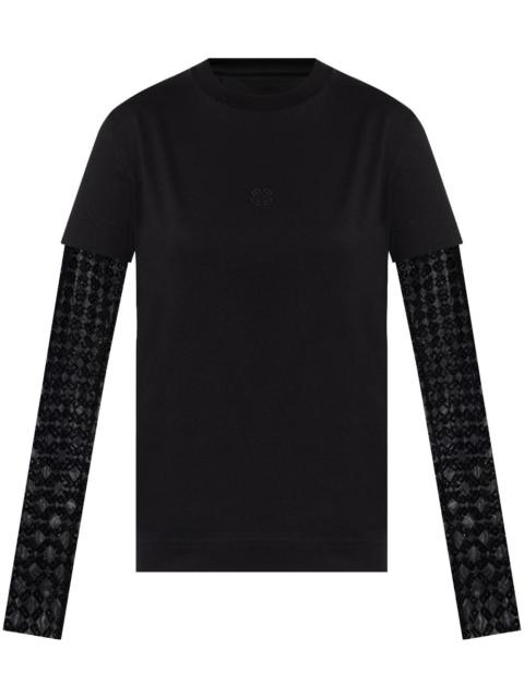 Givenchy overlapped T-shirt