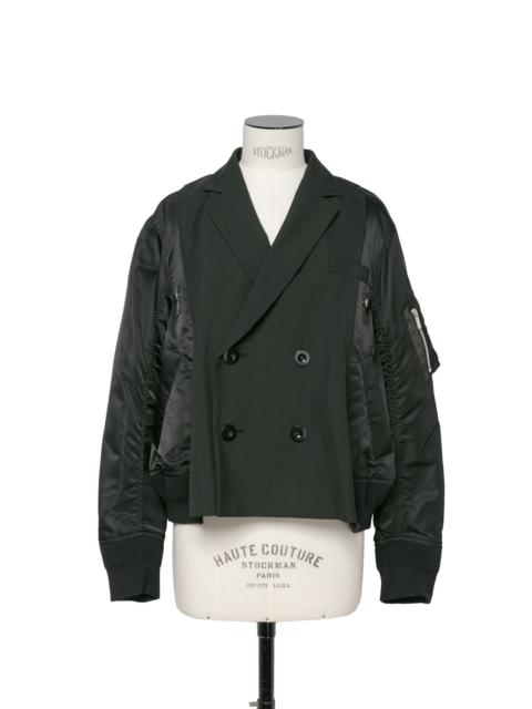 sacai Suiting x Nylon Twill Jacket