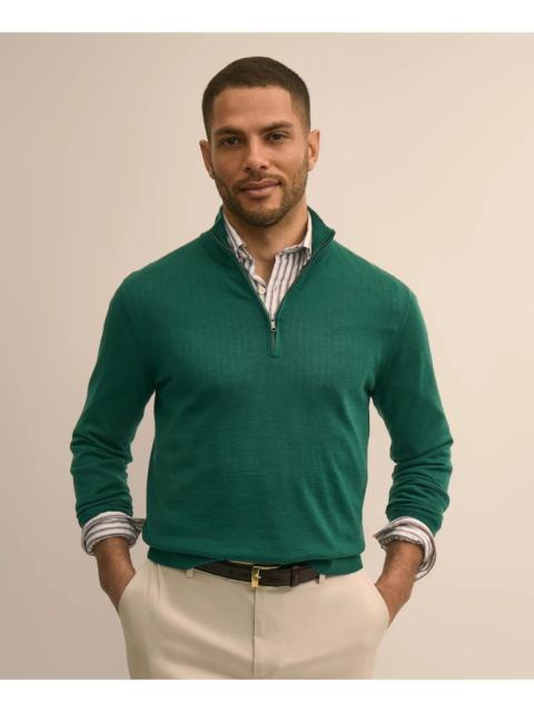 Brooks Brothers Ultimate Merino Wool Quarter-Zip Sweater