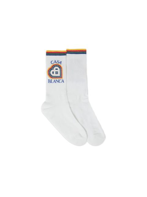 CASABLANCA Rainbow Heart Sport Socks