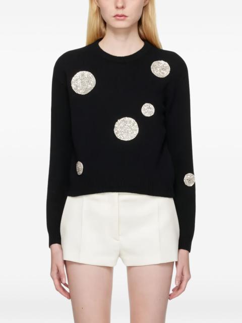 Valentino embellished wool sweater