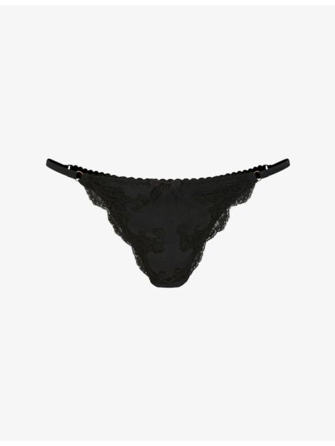 Agent Provocateur Molly Silk-Satin Thong