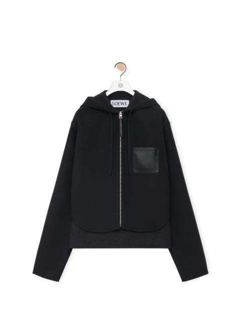 Loewe Hooded jacket in wool