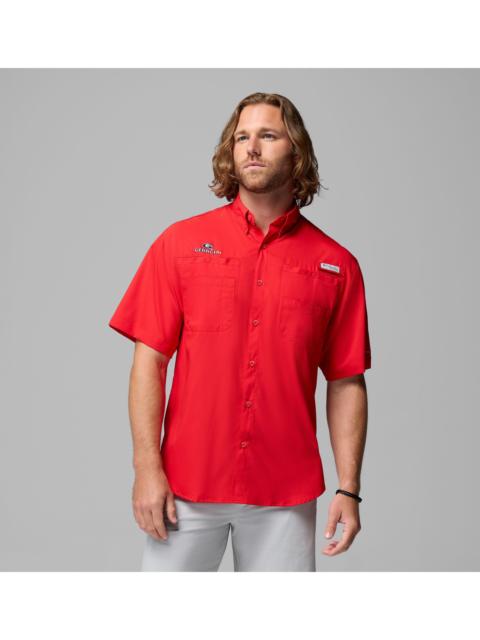 Columbia Men's Collegiate PFG Tamiami Short Sleeve Shirt - Georgia