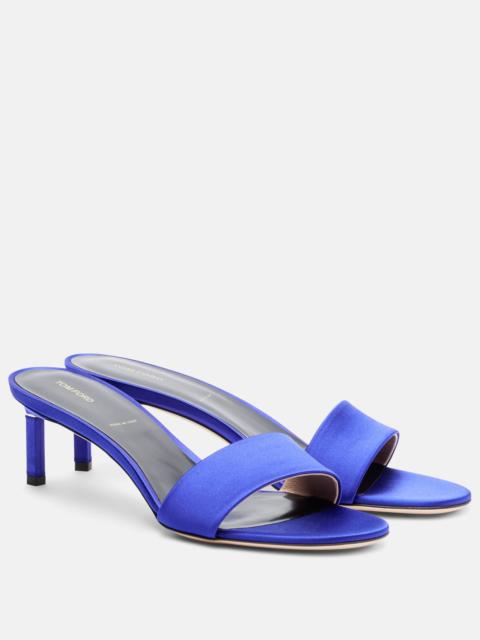 TOM FORD T Icon 55 satin mules