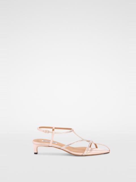 Jil Sander Cage Low-Heel Sandal